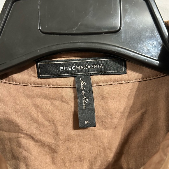 Brown faux suede snap down shirt - Picture 5 of 5